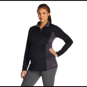 Performance Grey Activewear L Jacket zip up top